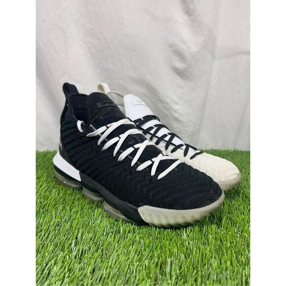 Men’s size 13‎ OG all - Nike Lebron XVI 16 EQUALITY BHM WHITE-BLACK [BQ5969-100] - Picture 1 of 8